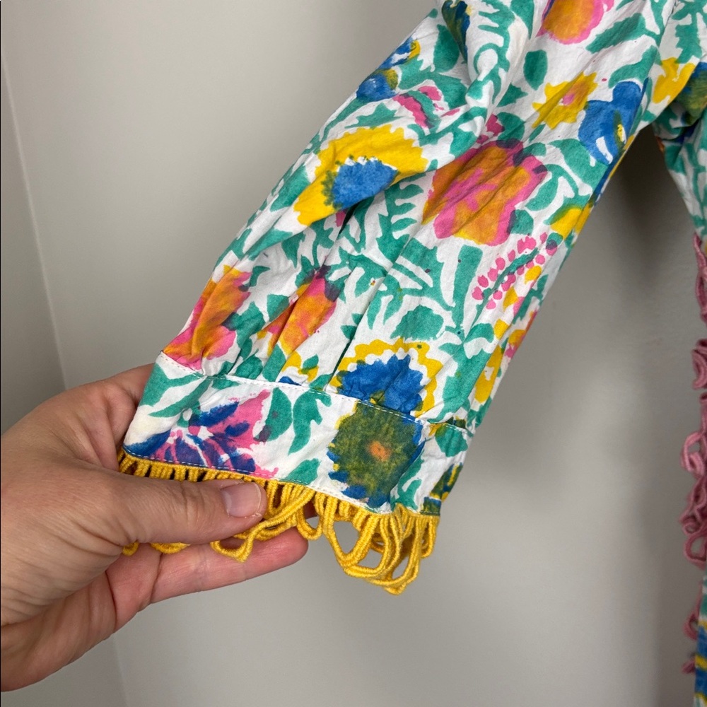 Sohana Colorful Floral Ruffle Dress - M - Picture 5 of 12